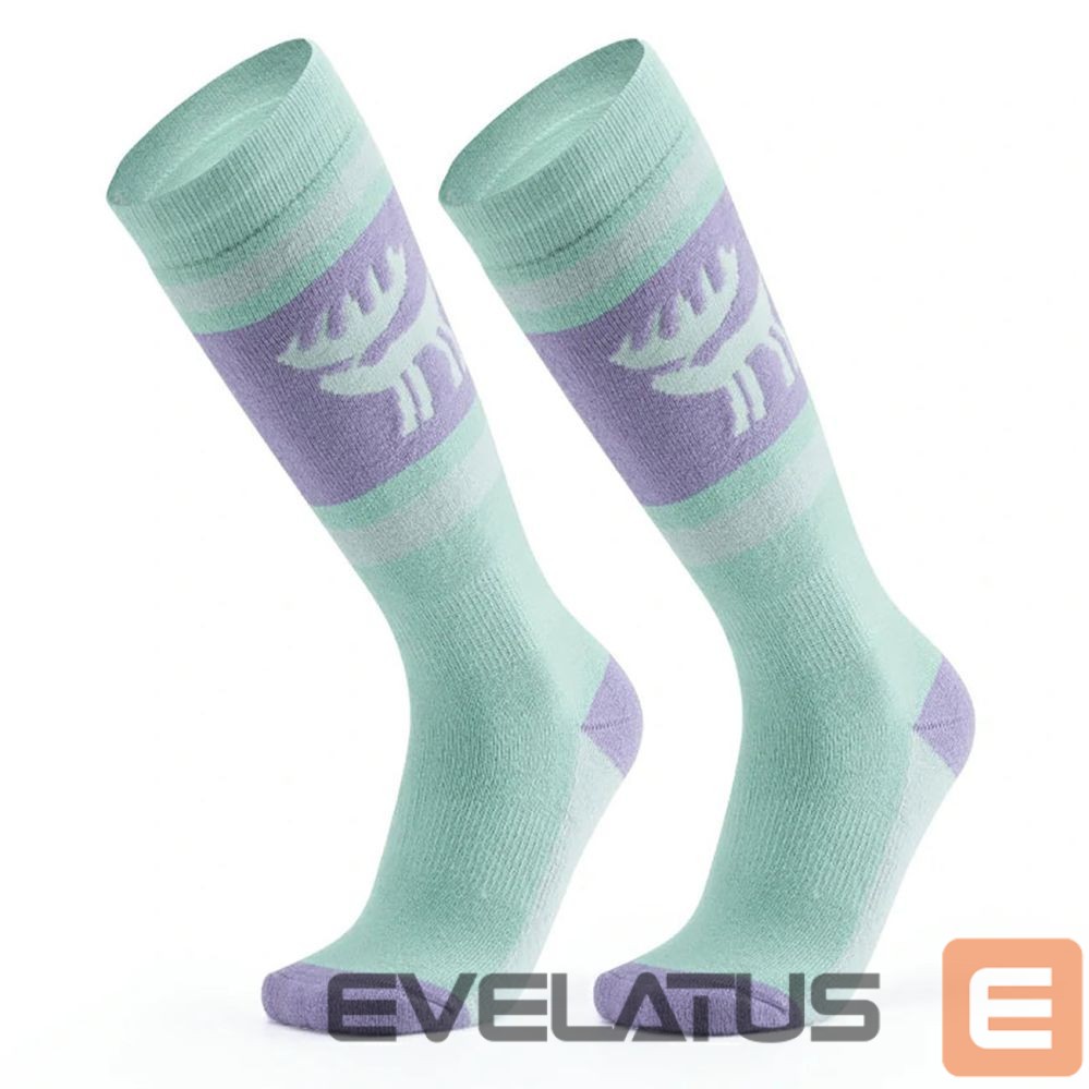 Kitos prekės Rockbros Qunature 037202 ski socks size 43-48 (L/XL) - purple-green