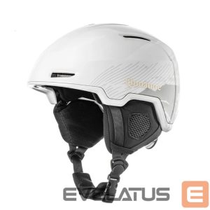Kitos prekės Rockbros  Qunature 10130003002 Ski Helmet with Earmuffs, Snowboard Size M - White 