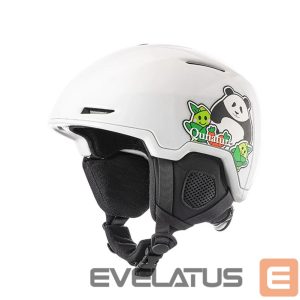 Kitos prekės Rockbros  Qunature 10130003005 Ski Helmet with Earmuffs Panda Snowboard for Kids Size M - White 