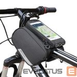 Dviračio priedas Wozinsky  Wozinsky frame bike bag + detachable phone cover up to 6.5 "1.5l black (WBB7BK) 