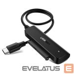 Adapteriai Ugreen  Ugreen adapter HDD SSD 2.5'' SATA III 3.0 - USB Type C 3.2 Gen 1 (SuperSpeed ​​USB 5 Gbps) black (70610 CM321) 