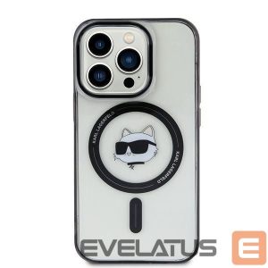 Nugarėlės dėklai Karl Lagerfeld  Karl Lagerfeld KLHMP15SHCHNOTK iPhone 15 6.1" transparent hardcase IML Choupette`s Head MagSafe 