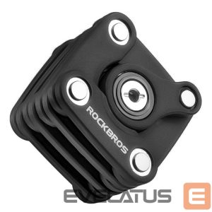 Dviračio priedas Rockbros  Rockbros WD795 foldable bicycle lock - black 