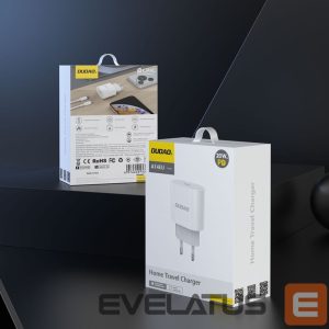 Adapteriai Dudao  Dudao A14EUC PD 20W USB-C Wall Charger with Cable - White 