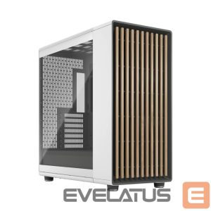 Kompiuterio dėžė Fractal Design  Computer Case | North XL | Chalk White TG Clear | ATX | Power supply included No 