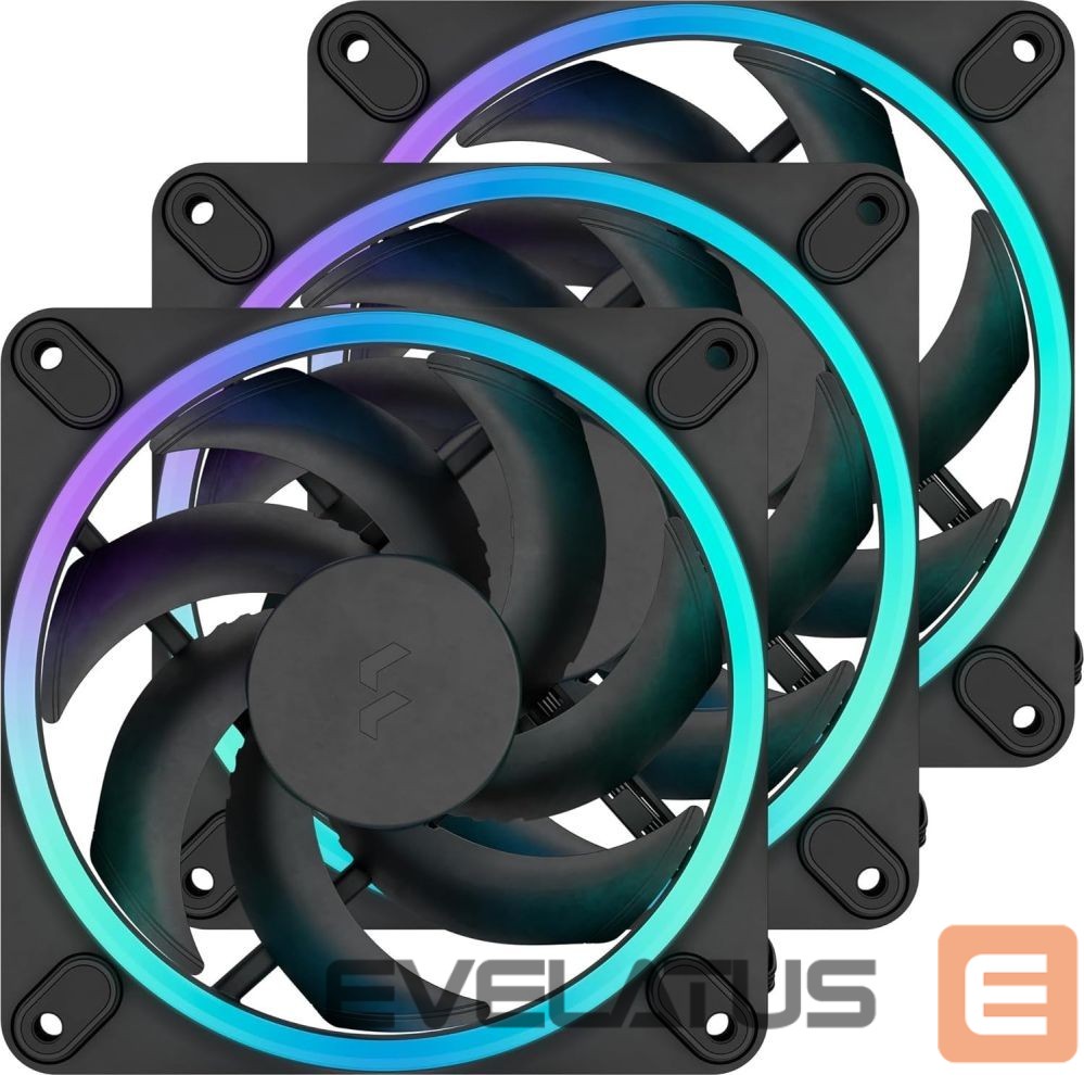 Aušintuvai Fractal Design | Computer Fan, 3-pack | Momentum 12 RGB