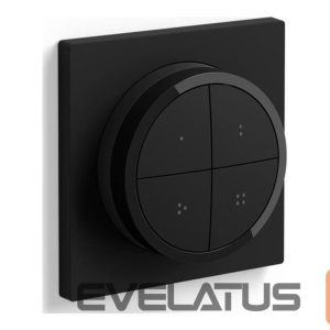 LED lemputė Philips Hue  | Tap dial switch black | Black 