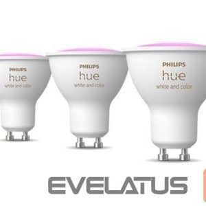 LED lemputė Philips Hue  Smart Spotlight, 3pcs pack | GU10 | 4.2 W | White and colour light 