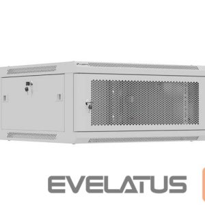Kitos prekės Lanberg  Wall mounted installation cabinet 19" 4U 600X600 | WF01-6604-23S | Grey 