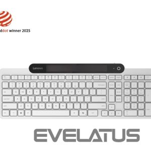 Kompiuterio klaviatūra Lenovo  800 Self-Charging Bluetooth Keyboard-US English | Keyboard | Bluetooth | US English | White 