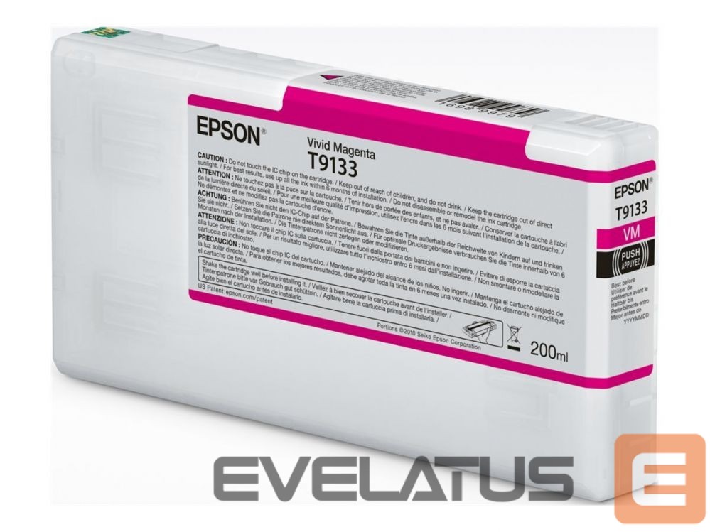Eksploatacinės medžiagos spausdintuvams EPSON T91330N Ink Cartridge Vivid Magenta