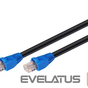 Kabelis Goobay  CAT 6 Outdoor Patch Cable, U/UTP, 75 m, Black 