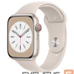 Išmanusis laikrodis Apple  Watch Series 8 GPS 45mm Aluminium Case with Sport Band Starlight