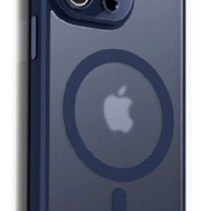 Nugarėlės dėklai Evelatus Apple iPhone 14 Pro Hybird Case Whith Magsafe and Camera Protection PC+TPU Blue