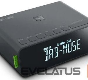 Interaktyvus sprendimas Muse  DAB+/FM RDS Radio M-175 DBI Alarm function, AUX in, Black 