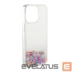 Nugarėlės dėklai iLike Apple iPhone 11 Silicone Case Water Glitter Rainbow