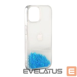 Nugarėlės dėklai iLike Apple iPhone 11 Silicone Case Water Glitter Blue