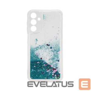 Nugarėlės dėklai iLike Samsung Galaxy A15 Silicone Case Water Glitter Blue