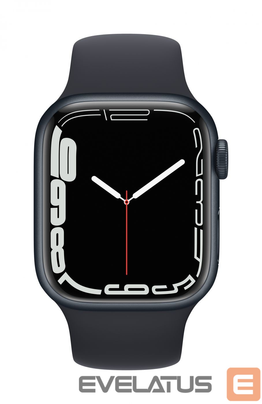 Išmanusis laikrodis Apple Watch Series 7 GPS, 41mm Midnight Aluminium Case with Sport Band - Regular Midnight