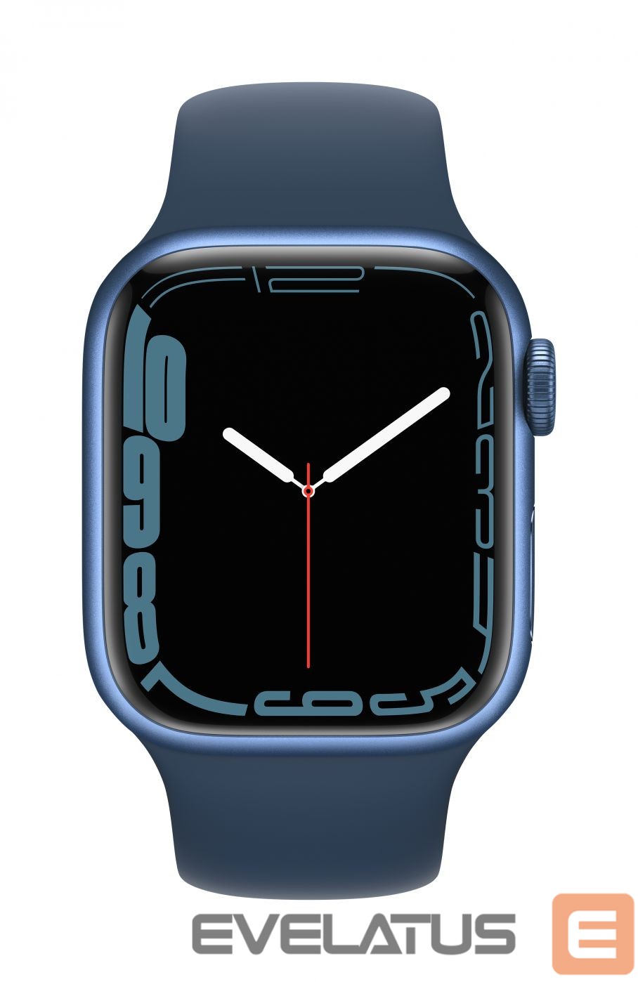 Išmanusis laikrodis Apple Watch Series 7 GPS, 41mm Blue Aluminium Case with Sport Band - Regular Abyss Blue