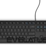 Kompiuterio klaviatūra Dell  Keyboard KB216 Multimedia, Wired, NORD, Black 