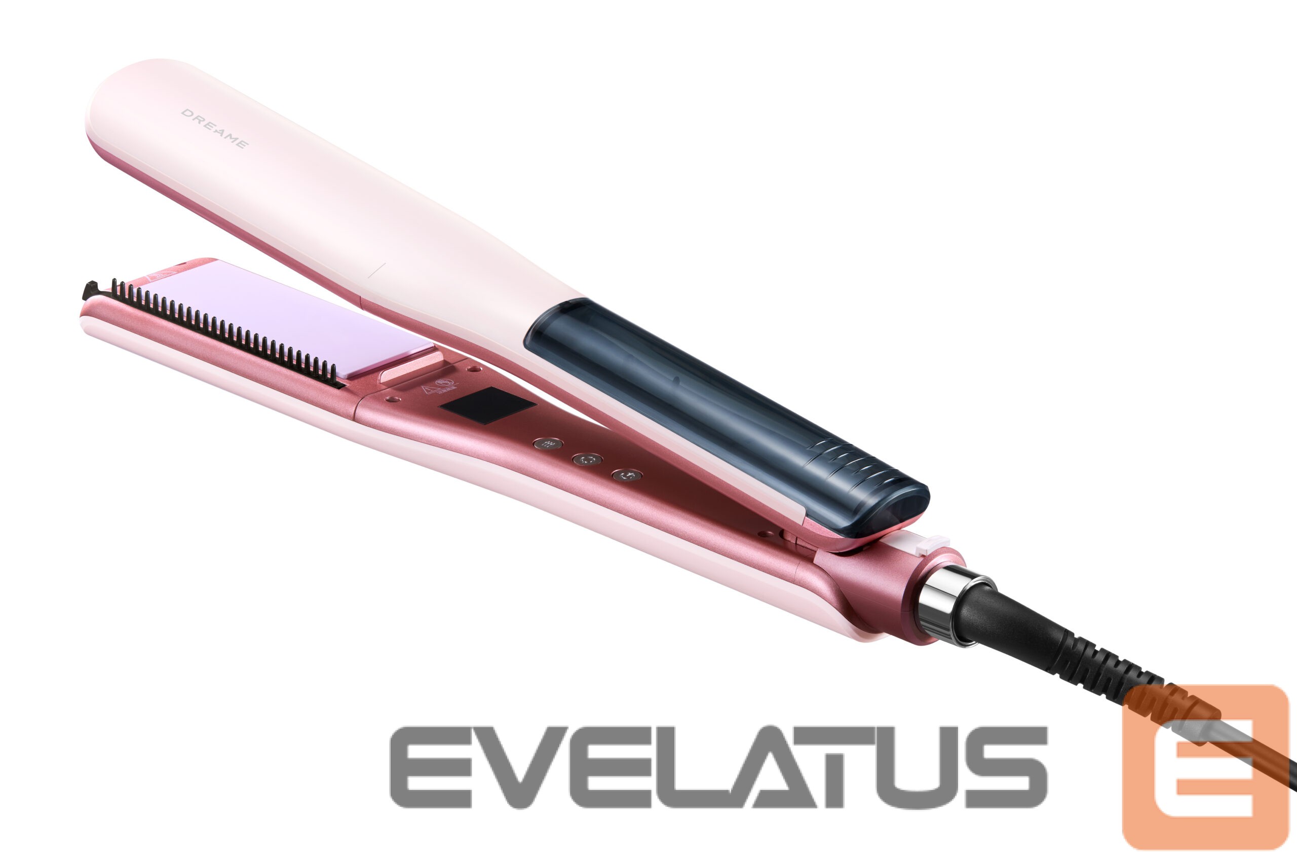 Plauku tiesintuvas DREAME AuraSteam Straightener Pink