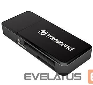 Kitas kompiuterio priedas Transcend  MEMORY READER FLASH USB3 BLACK/TS-RDF5K 