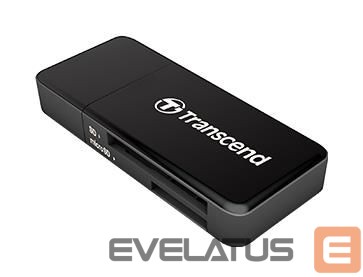 Kitas kompiuterio priedas Transcend MEMORY READER FLASH USB3 BLACK/TS-RDF5K