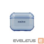 Dėklai ausinėms Evelatus Apple AirPods 4 TPU Protective Case Transparent Blue