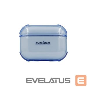 Dėklai ausinėms Evelatus Apple AirPods 4 TPU Protective Case Transparent Blue