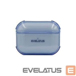 Dėklai ausinėms Evelatus Apple AirPods Pro TPU Protective Case Transparent Blue
