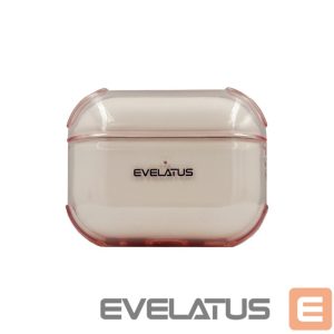 Dėklai ausinėms Evelatus Apple AirPods 3 TPU Protective Case Transparent Pink