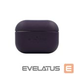 Dėklai ausinėms Evelatus Apple AirPods 3 Protective Silicone Case Deep Purple