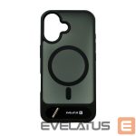 Nugarėlės dėklai Evelatus Apple iPhone 17 Rubber Coated MagSafe With Stand Case Black