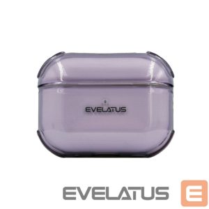 Dėklai ausinėms Evelatus Apple AirPods 4 TPU Protective Case Transparent Purple