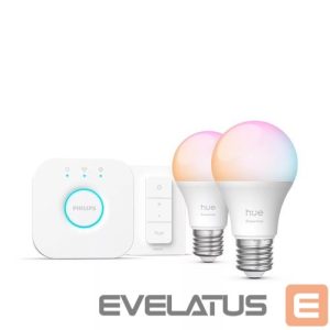 LED lemputė Philips Hue  E WCA 806 A60 2kit SW EU | 