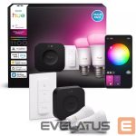 LED lemputė Philips Hue  WCA A60 E27 2KIT sw Pro EU | 