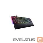 Kompiuterio klaviatūra Razer  BlackWidow V4 Mechanical Gaming Keyboard, Green Switch, US Layout, Wired, Black 