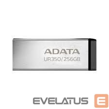 USB atmintinė ADATA  MEMORY DRIVE FLASH USB3.2 256G/UR350-256G-RSR/BK 