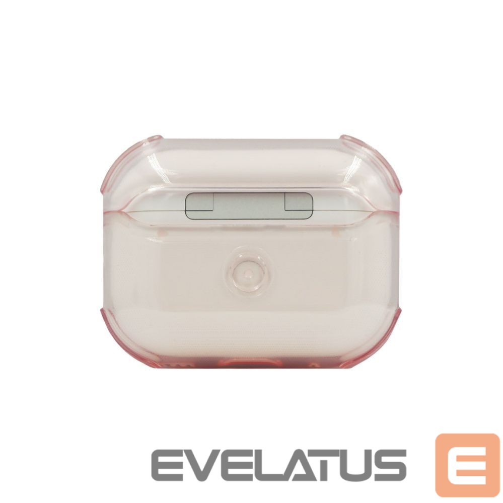 Dėklai ausinėms Evelatus Apple AirPods Pro 2 TPU Protective Case Transparent Pink