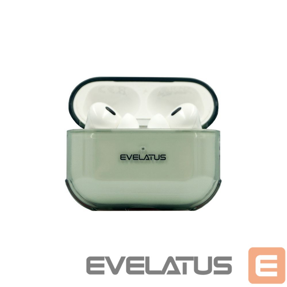 Dėklai ausinėms Evelatus Apple AirPods Pro 2 TPU Protective Case Shine Transparent