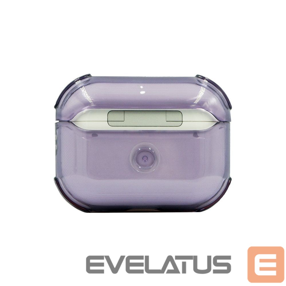 Dėklai ausinėms Evelatus Apple AirPods 3 TPU Protective Case Transparent Purple