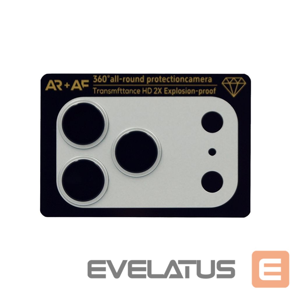 Apsauginiai stiklai Evelatus Apple iPhone 17 Pro Full body camera lens protection premium Silver