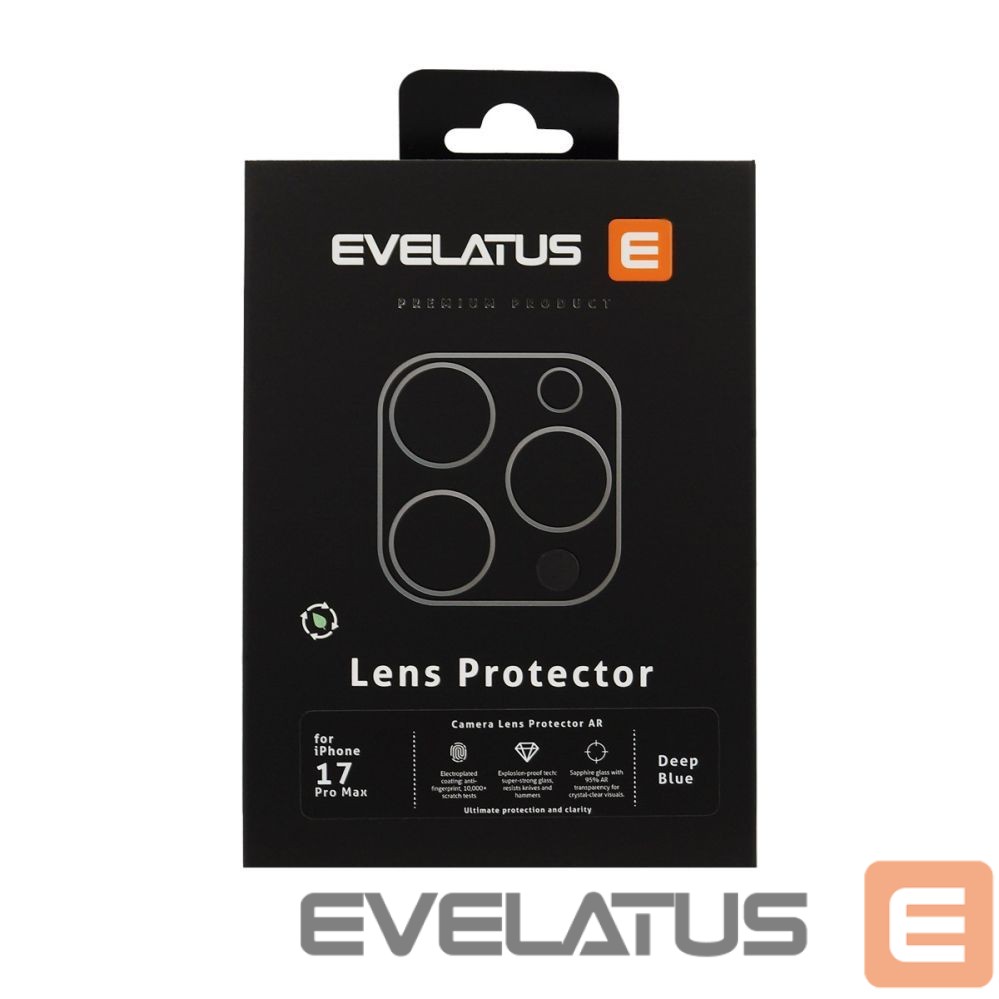 Apsauginiai stiklai Evelatus Apple iPhone 17 Pro Max Full body camera lens protection premium Deep Blue