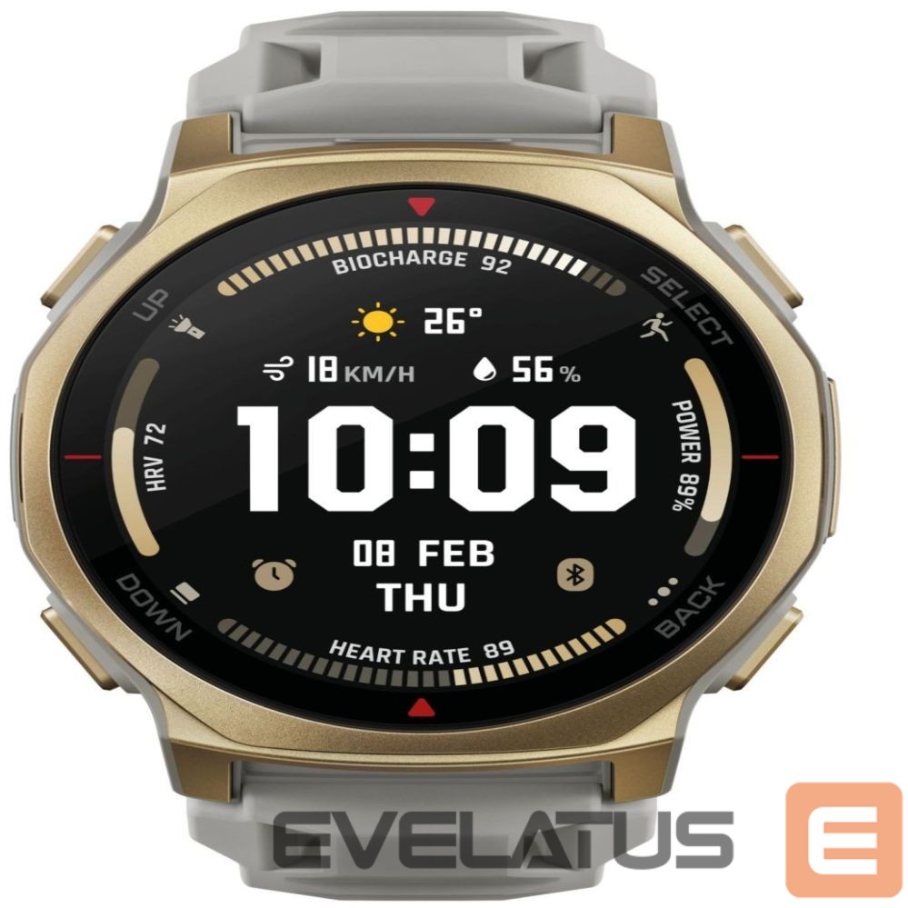 Išmanusis laikrodis Amazfit Amazfit T-Rex 3 Pro 44mm Arctic Gold Smartwatch HYROX-Modus
