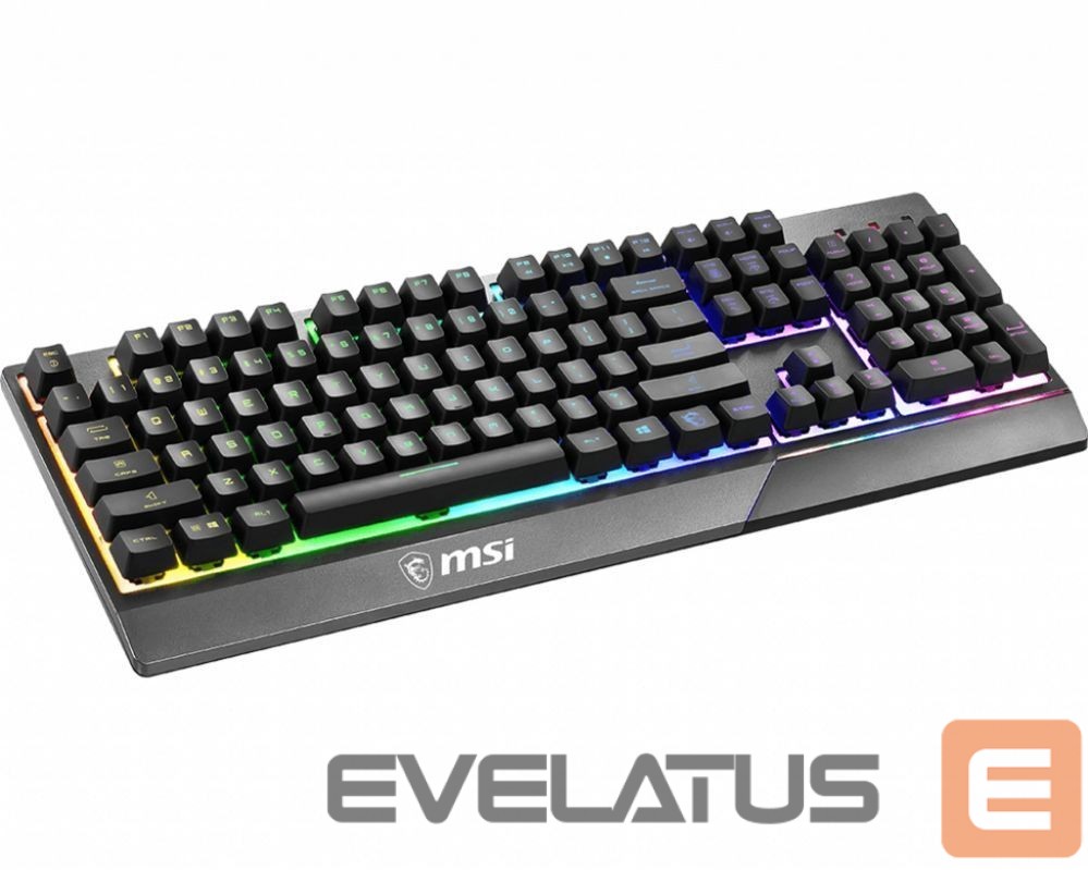 Kompiuterio klaviatūra MSI Vigor GK30 Gaming Keyboard, US Layout, Wired, Black