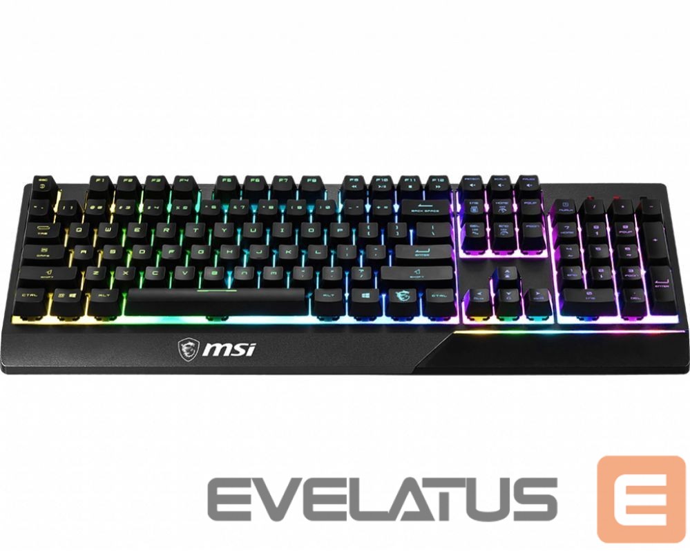 Kompiuterio klaviatūra MSI Vigor GK30 Gaming Keyboard, US Layout, Wired, Black