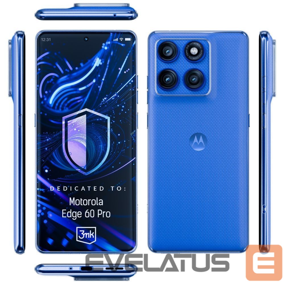 Kitos prekės 3MK 3mk Clear Case for Motorola Edge 60 Pro - transparent
