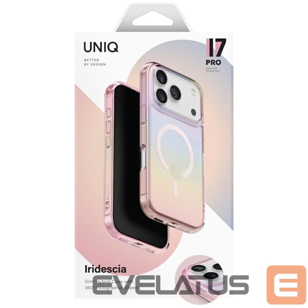 Kitos prekės UNIQ Uniq Iridescia Case for iPhone 17 Pro Magclick Charging - Multicolor