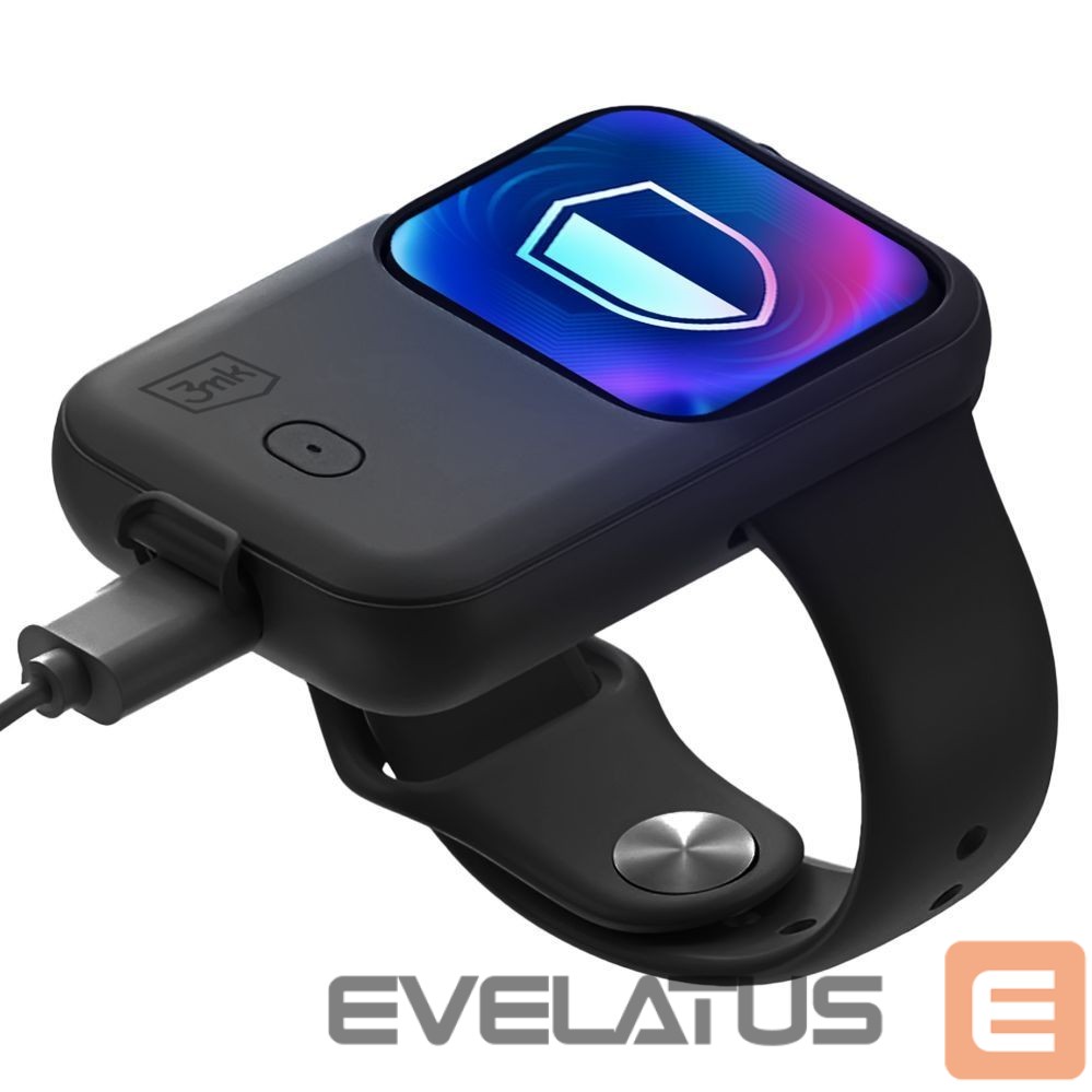 Kitos prekės 3MK 3mk Endurance Powerbank for Apple Watch 44 mm / 45 mm 2.5W 1200mAh USB-C - black
